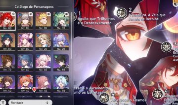 Conta de honkai lv64 c/ himeko nova c5+cone+Gilgamesh+cone+huohuo