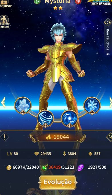 SAINT SEIYA LENDAS DA JUSTIÇA COM GEMAS PANDORA, MYSTORIA, CAMUS DIVINO