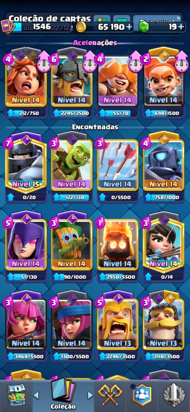CONTA ÚNICA!!! Clash Royale conta avançada