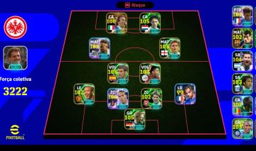 CONTA EFOOTBALL COM 3222 DE FORÇA COM DEL PIERO META + JOGADORES RAROS