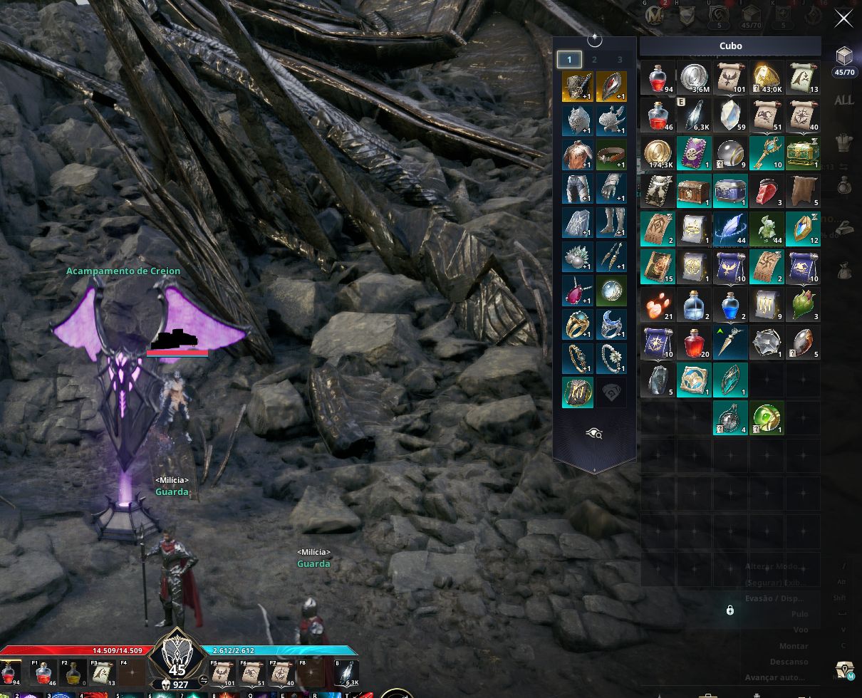 LEVEL 45 | TEMPLARIO | SA ZIKEL | RUSHADO MAIN QUEST | FULL ACESSO