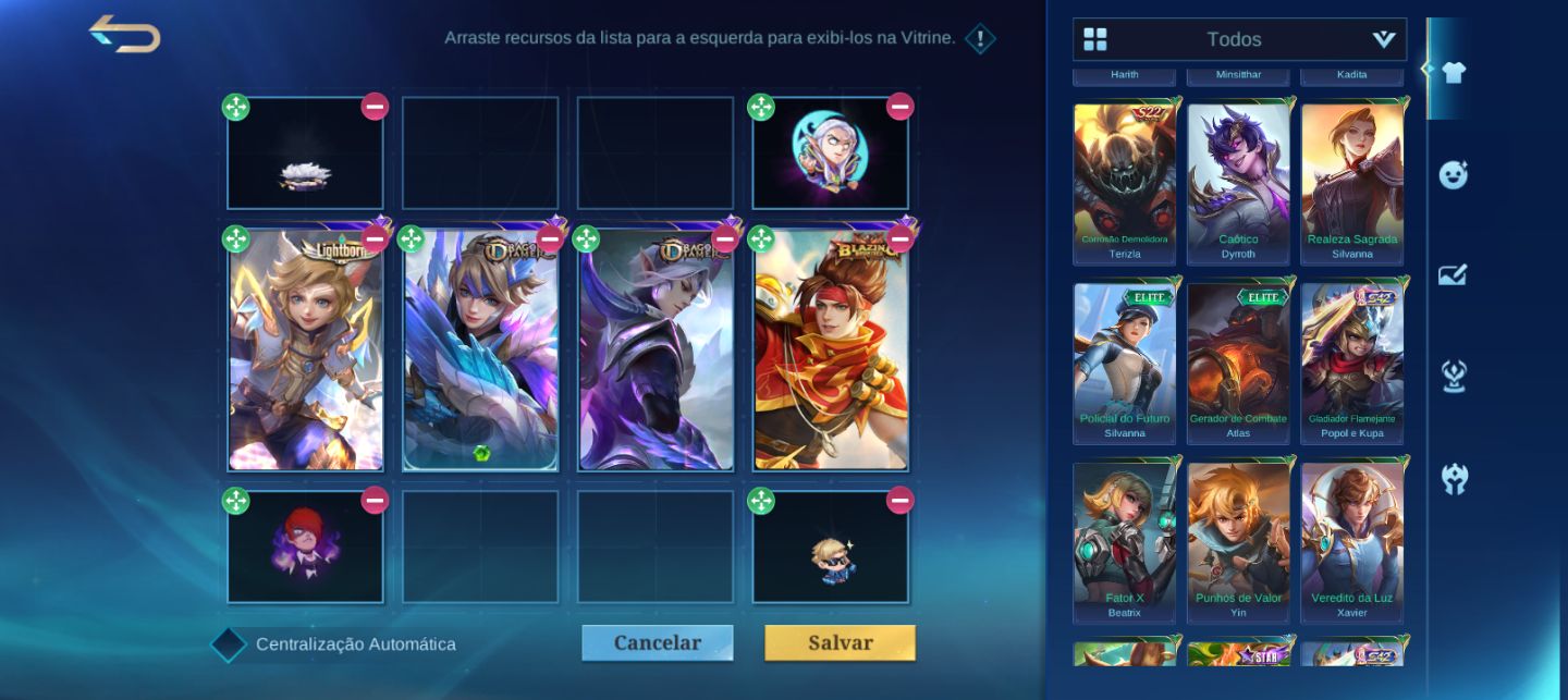 CONTA MLBB SMURF - LIGHTBORN + 2x DRAGON TAMER + BLAZING WEST | FULL ACESSO