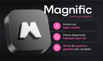 Magnific - 30 dias de acesso direto no site [SEM IA]
