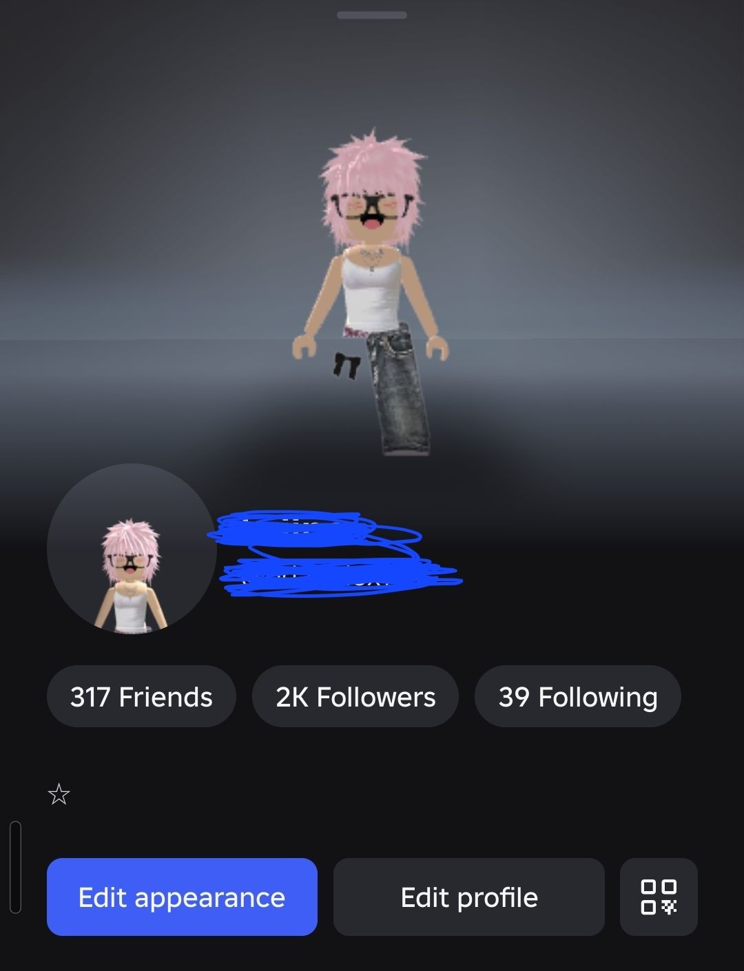 Conta roblox 38k gastos, unissex, valor negociável
