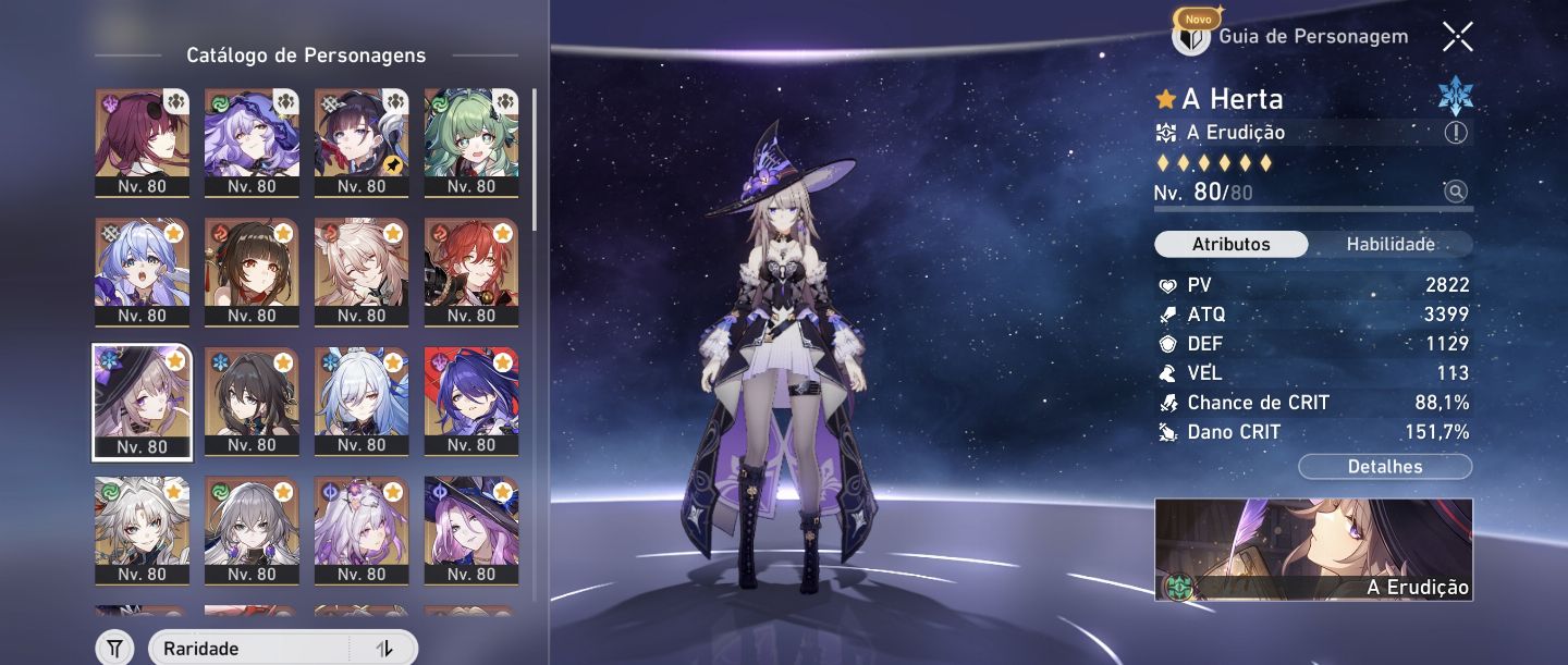 Conta hsr end game castorice e1+