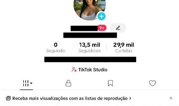CONTA DO TIKTOK MONETIZADA +13,5K SEGUIDORES (ENGAJAMENTO REAL)