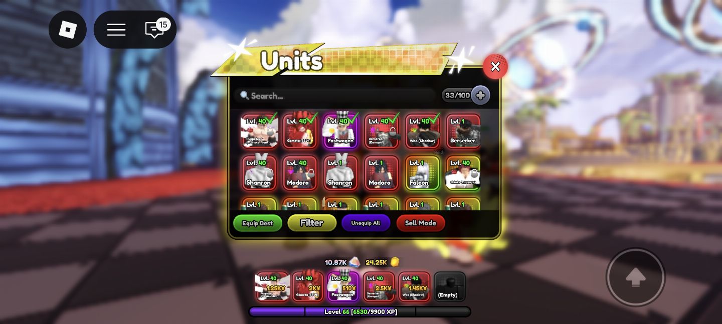CONTA ANIME SQUADRON SUPER META