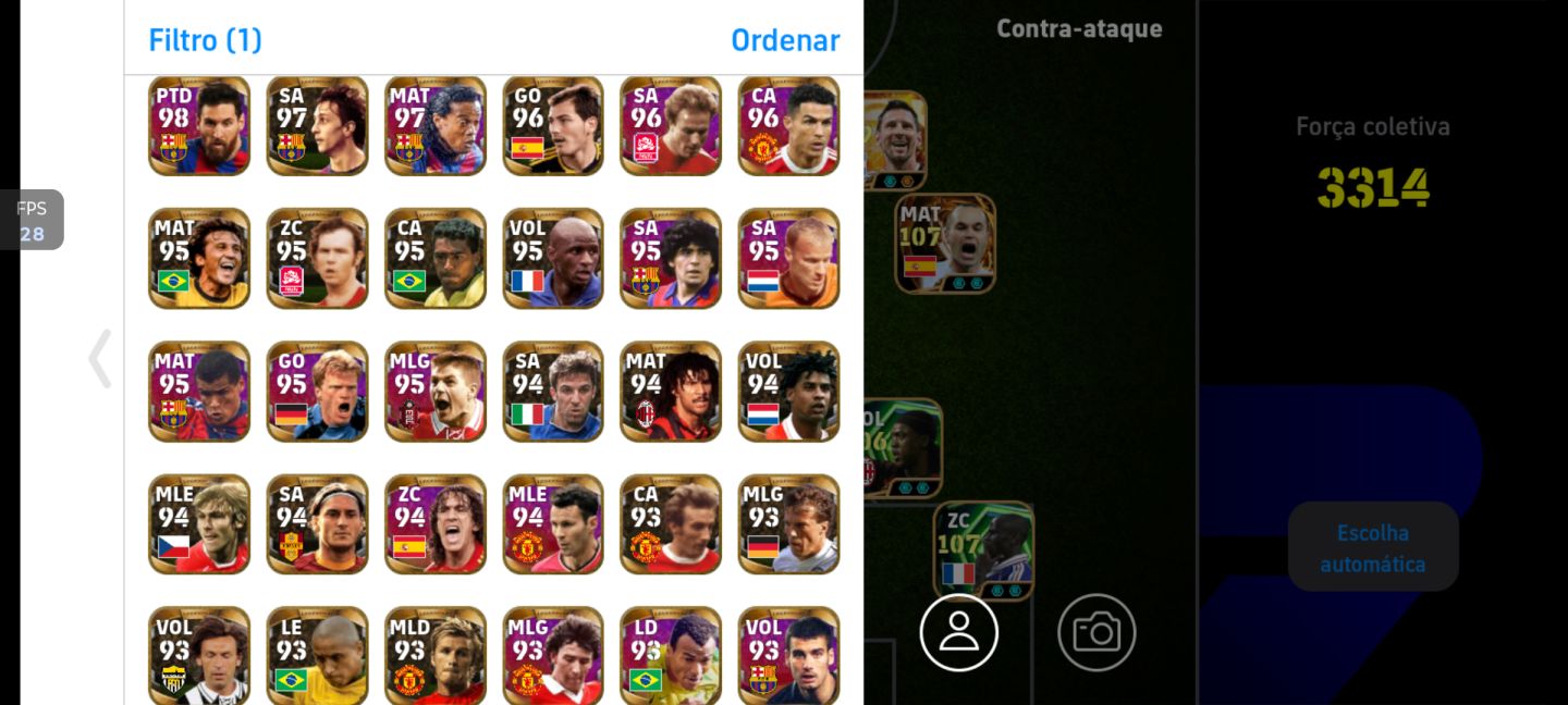 Conta efootball para competitivo e rara