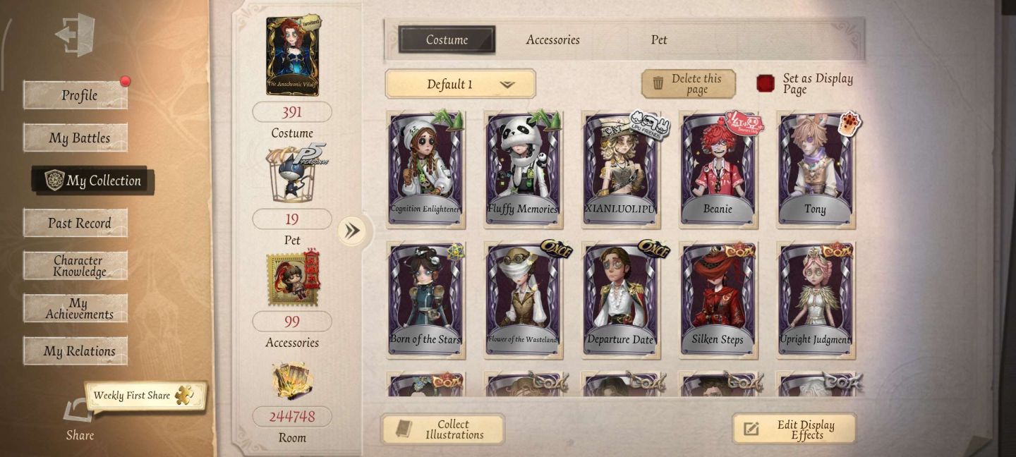 CONTA LINDA DE IDENTITYV A VENDA muitas skins raras
