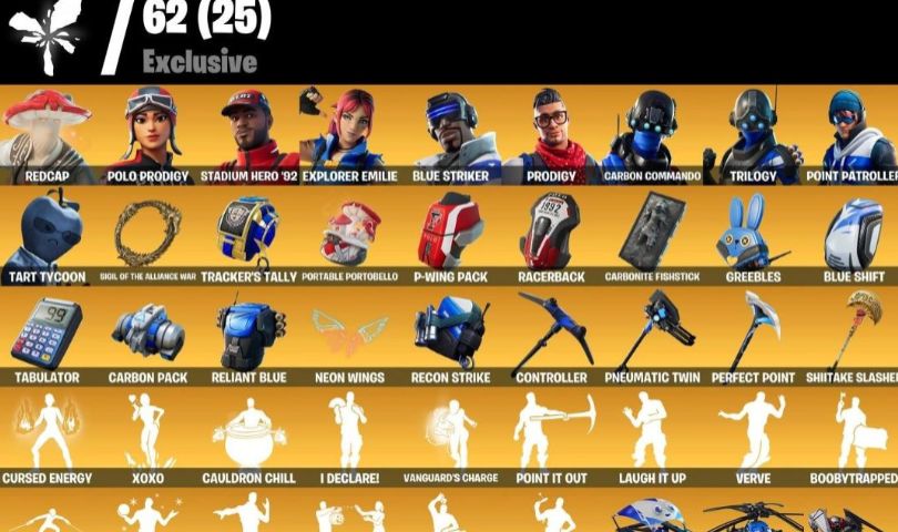 CONTA FORTNITE 186 SKINS FULL ACESS