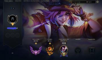 Conta de LoL Nível 39 | Mestre (68% WR) | 30 Campeões | 3 Skins | 55 Ícones e +