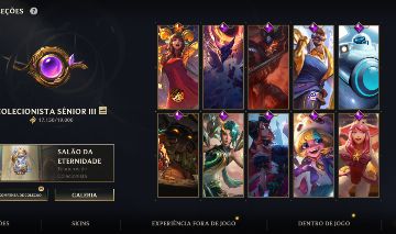 Conta lol com ótimas skins