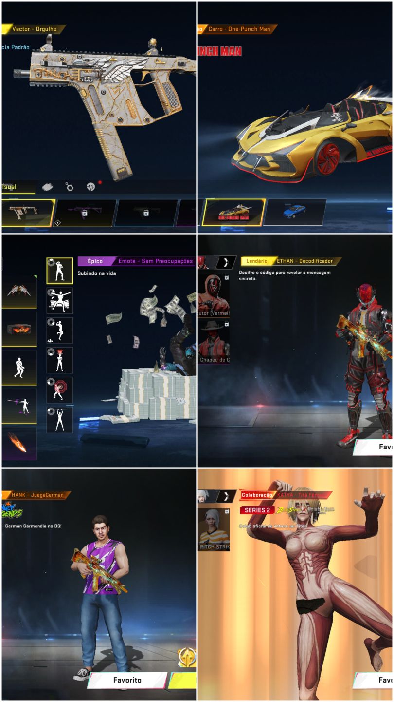 Conta de blood strike com armas eternal e ultras