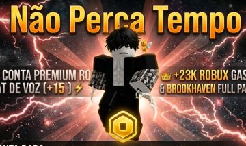 Conta Roblox High-End | Brookhaven FULL Passes | +23k Robux Movimentados |