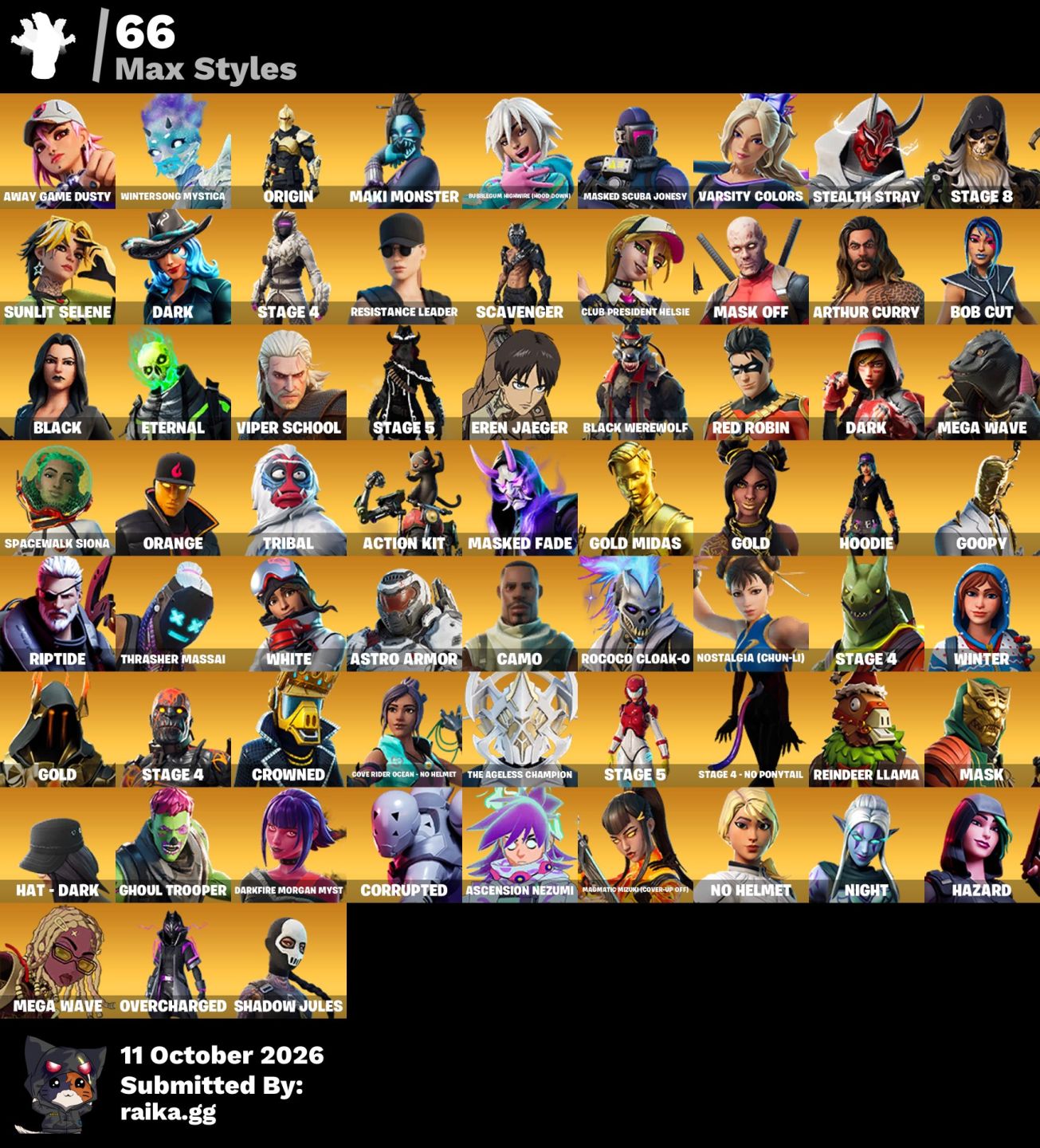 223 SKINS - STW FUNDADOR/ TRAVIS SCOTT/GLOW/ LEON/ NEO VERSA/ EMOTE SWITCH 2