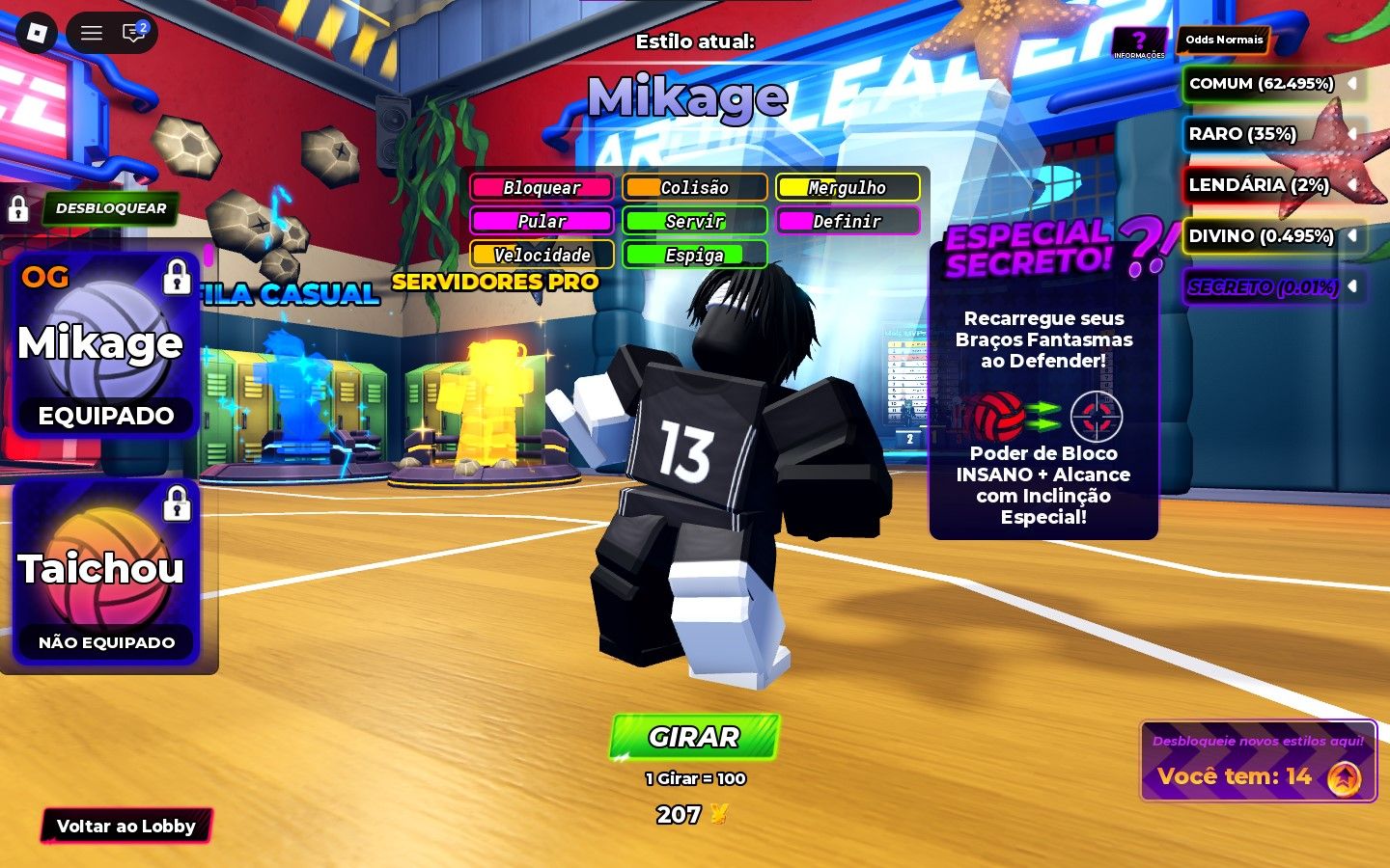 [OG] MIKAGE OG + TAICHOU + TOQUE EXTRA + SKIN SIMPLES | FULL ACESSO |