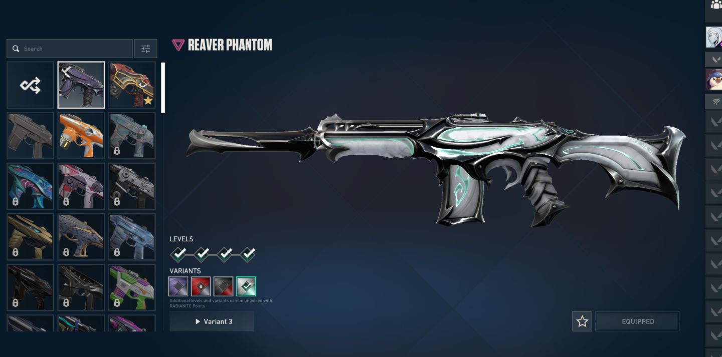 CONTA VALORANT | SKINS PREMIUM | REAVER, ONI, ORIGIN, ARAXYS