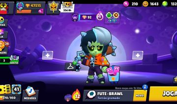 CONTA BRAWL STARS 106/106 47.5K TROFÉUS