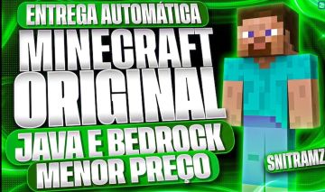 MINECRAFT ORIGINAL JAVA & BEDROCK 30 DIAS E COM BRINDES (MICROSOFT OU GAMEPASS)