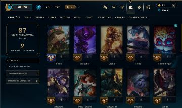 CONTA DE LEAGUE OF LEGENDS/NIVEL 52/40 CAMPEÕES/22 SKINS/19 EMOTES-FULL ACESSO !