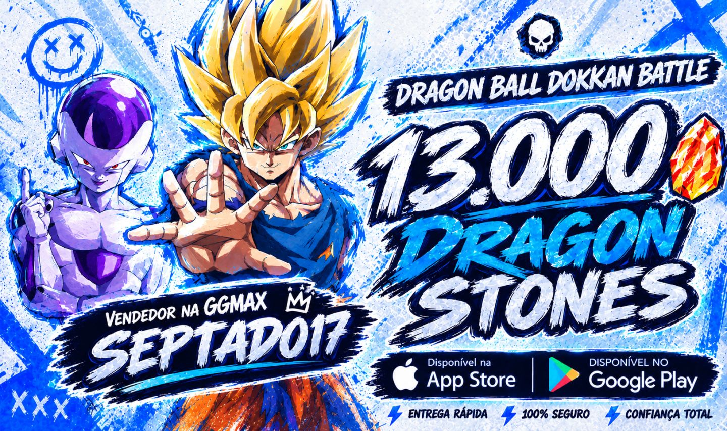 (MEGA PROMOÇÃO) DRAGON BALL DOKKAN BATTLE - 13K DE STONES
