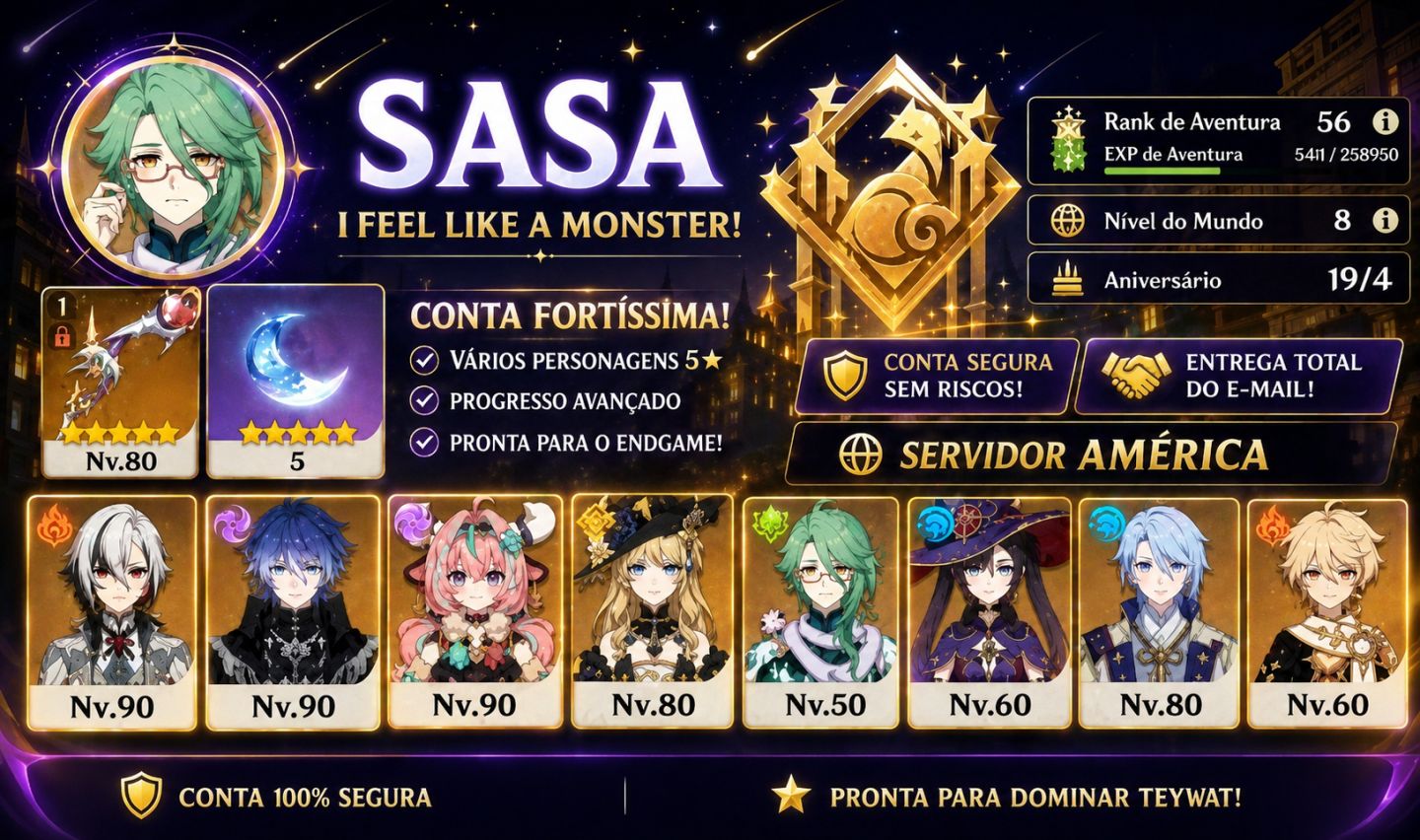 | AR 56 | Arlecchino C1 | Flins | Varesa | Navia | Baizhu | Ayato | Amos