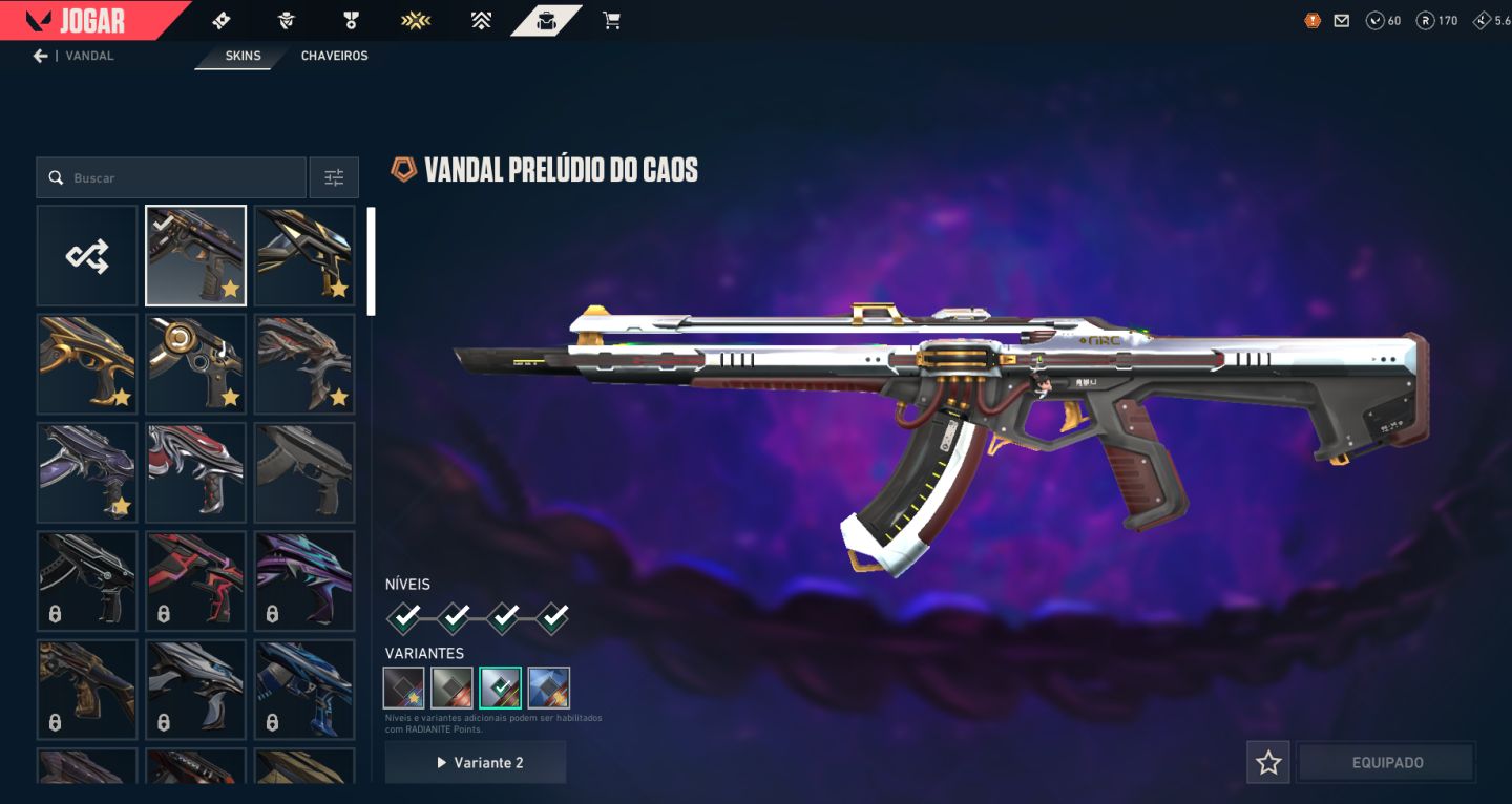 Conta Valorant, Preludio, prata 3