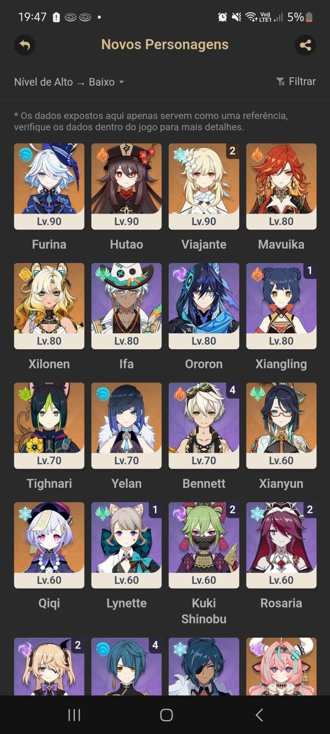 Conta hutao + skin