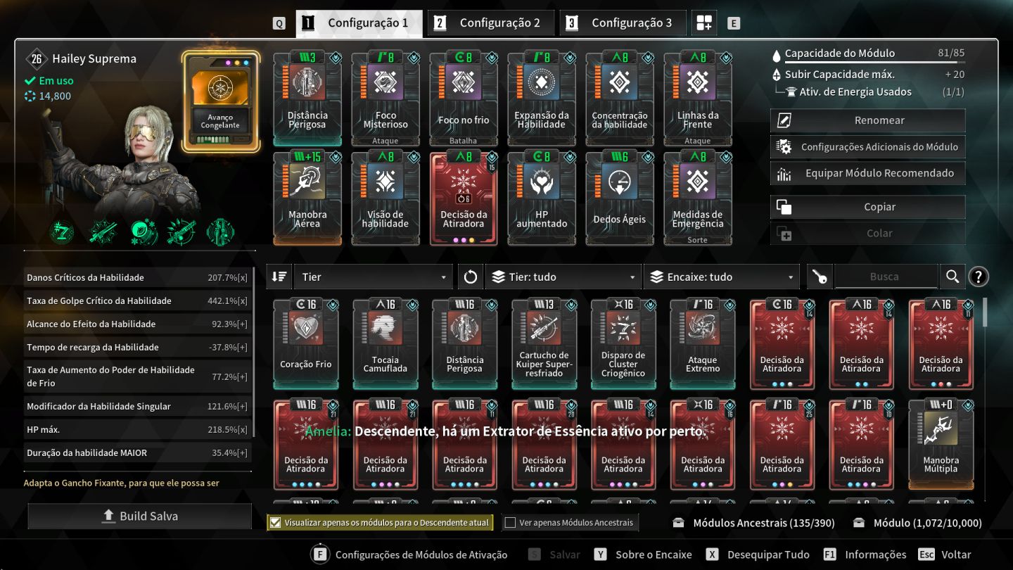 CONTA ENDGAME THE FIRST DESCENDANT | RANK 28 - 13 DESCENDANT FULL BUILD