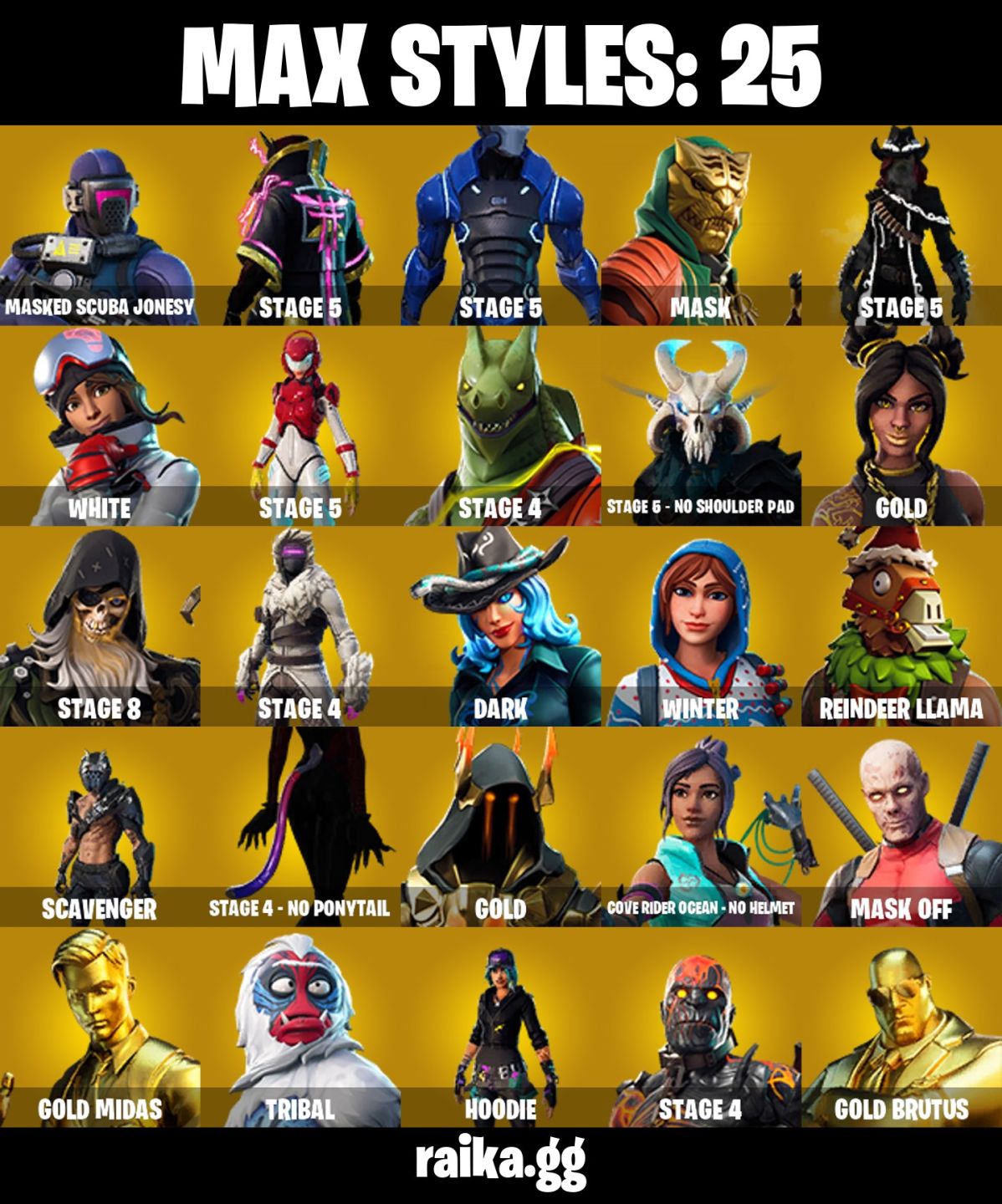 70 skins | The Reaper | Elite Agent | Travis Scott | Gold Midas | 1150 VB