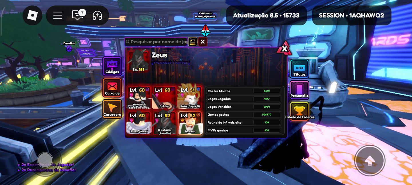 Conta anime vanguard com 11 monarcas + 3995 rr