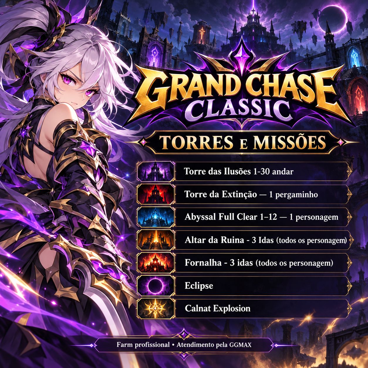 GRAND CHASE CLASSIC | FARM PROFISSIONAL | PACOTES E SERVIÇOS