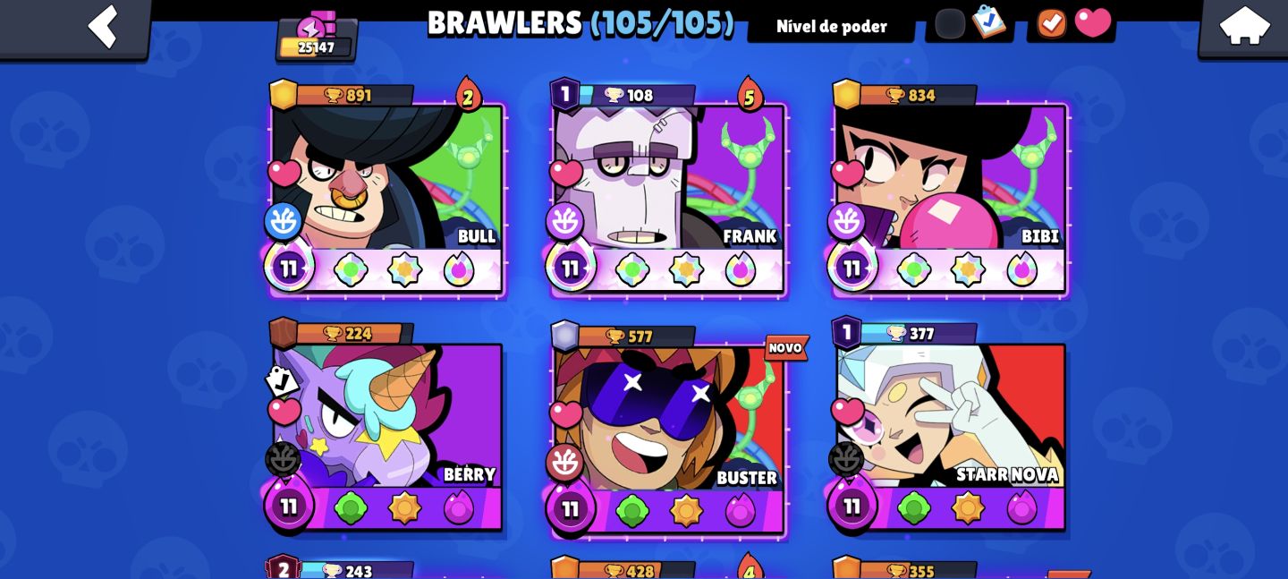 Conta brawl/Clash R. (Leia a descrição)