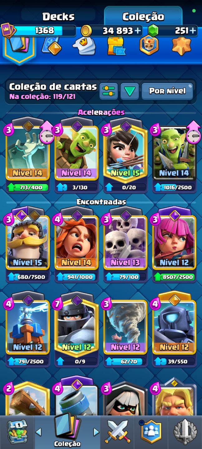 Conta de Clash Royale top demais