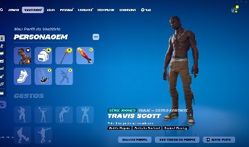 Conta Fortnite RARÍSSIMA! Travis Scott + Skins OG T3/T4 + Passes 8, 9, X e C2T2
