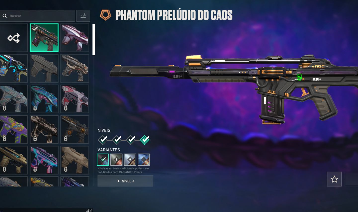CONTA VALORANTE SKINS RARAS CONTA FULL ACESSO LEVEL 190 Pacote Champions 2024