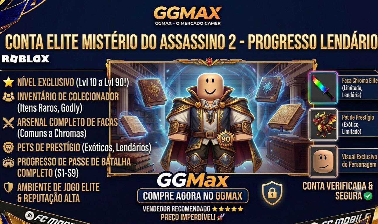 MM2 CONTA ELITE (LVL 10-90) INVENTÁRIO CHROMA & GODLY FULL ACESSO