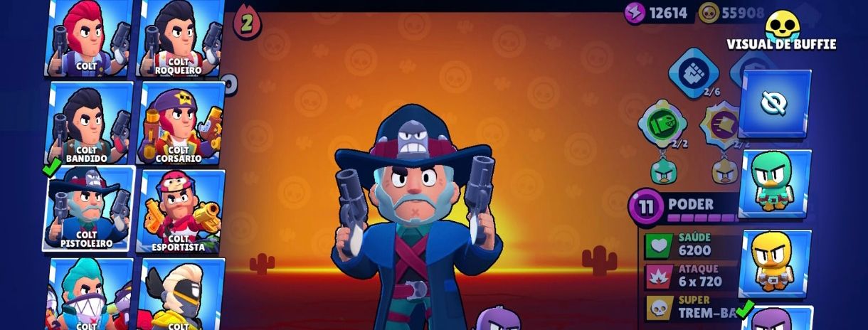 Conta de Brawl stars extremamente rara e upada.