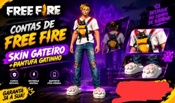 CONTA COM SKIN GATEIRO + PANTUFA GATINHO (SEU EMAIL)
