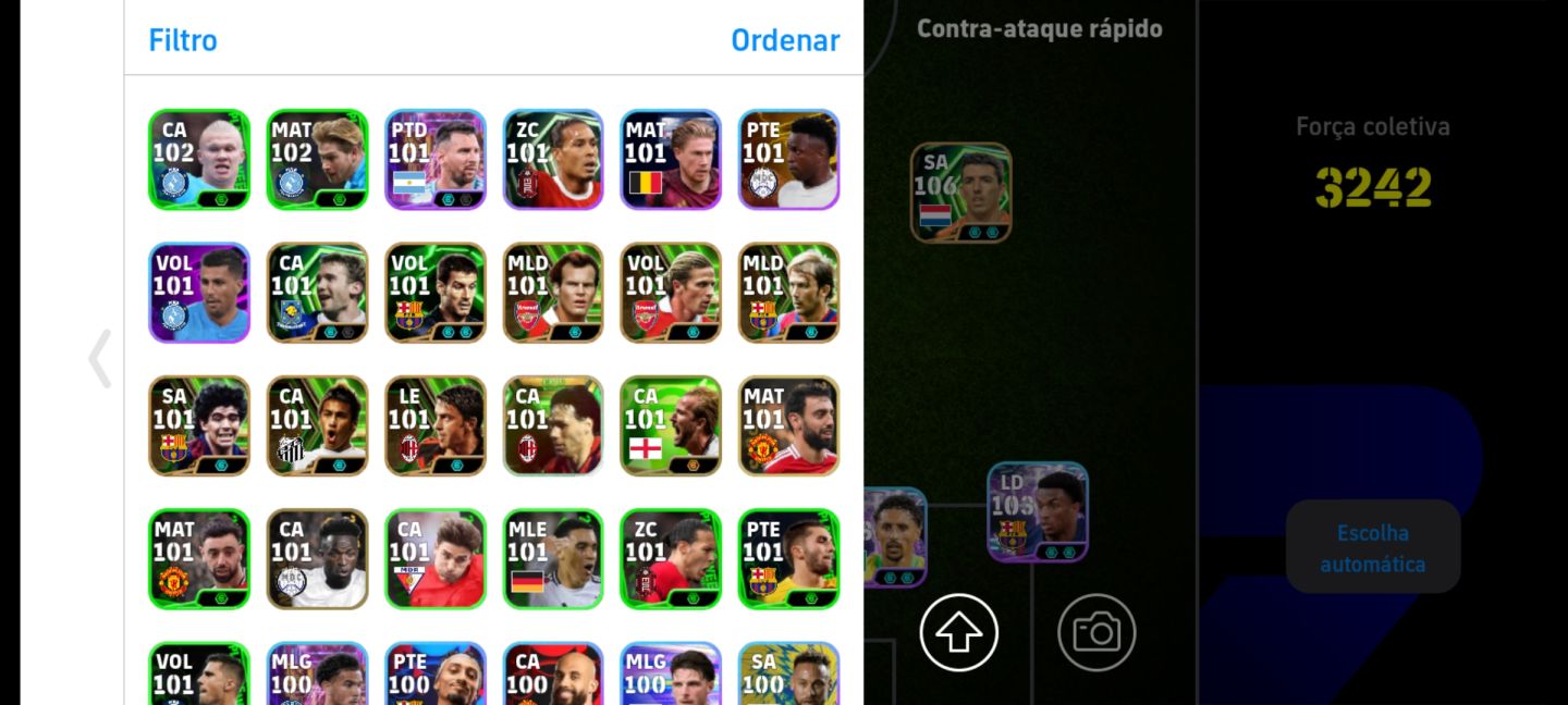 CONTA DE EFOOTBALL COM NEYMAR E IBRA