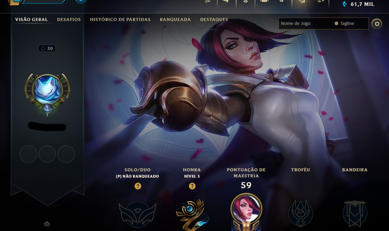 HANDLVL IRELIA DIVINA, TROCA NICK, ESPOLIO RECHEADO, RANK OPEN, LVL 30