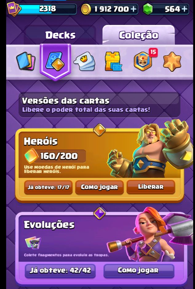 CONTA FULL CLASH ROYALE - EMBLEMA 10 ANOS