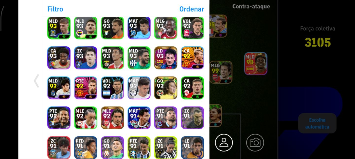 Conta Efootball Mobile 26 | Força 3105 | Epicos, Showtimes e Bigtime