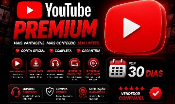 Youtube Premium (Link de Convite 30 dias)