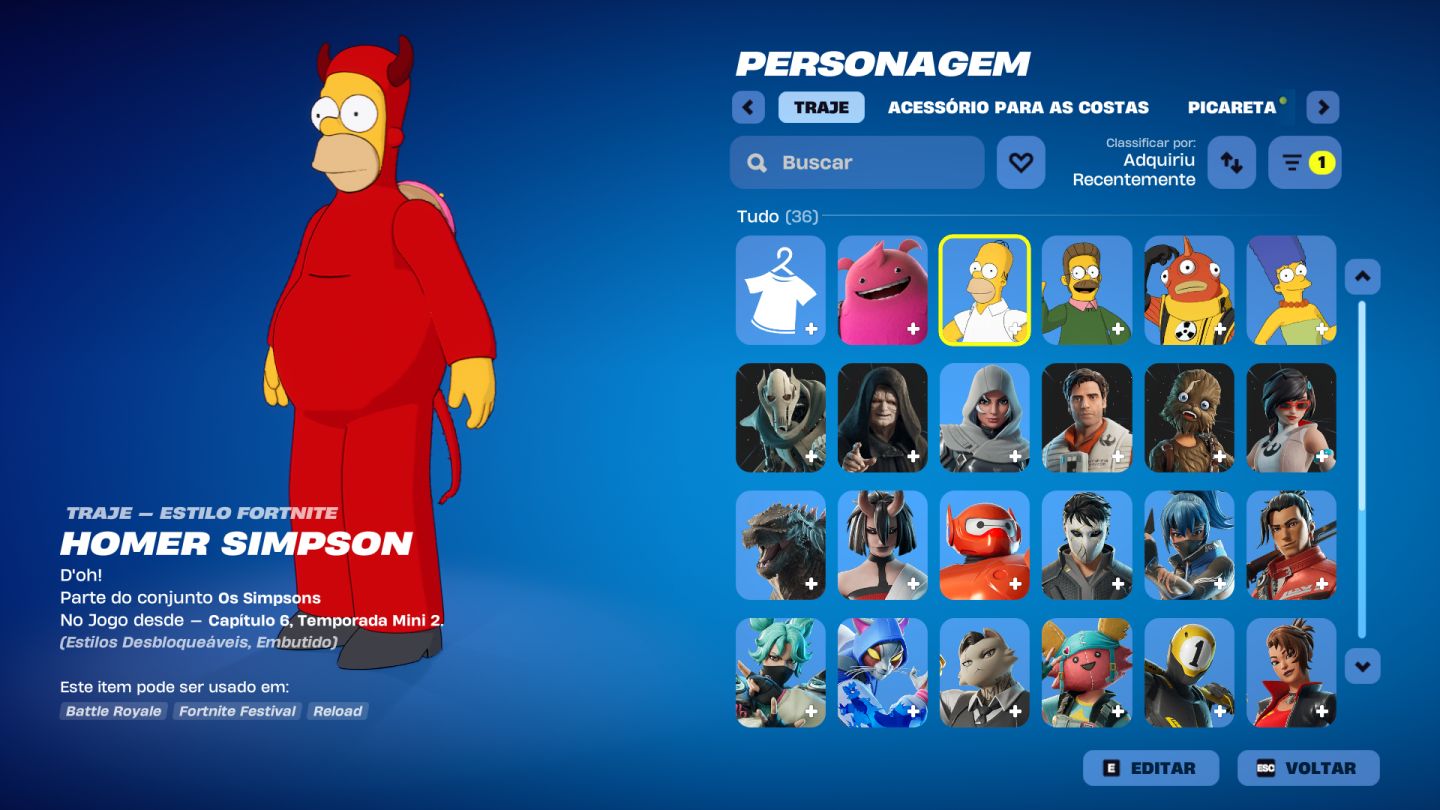 Conta Epic Games (Full Acesso) + Skins Fortnite