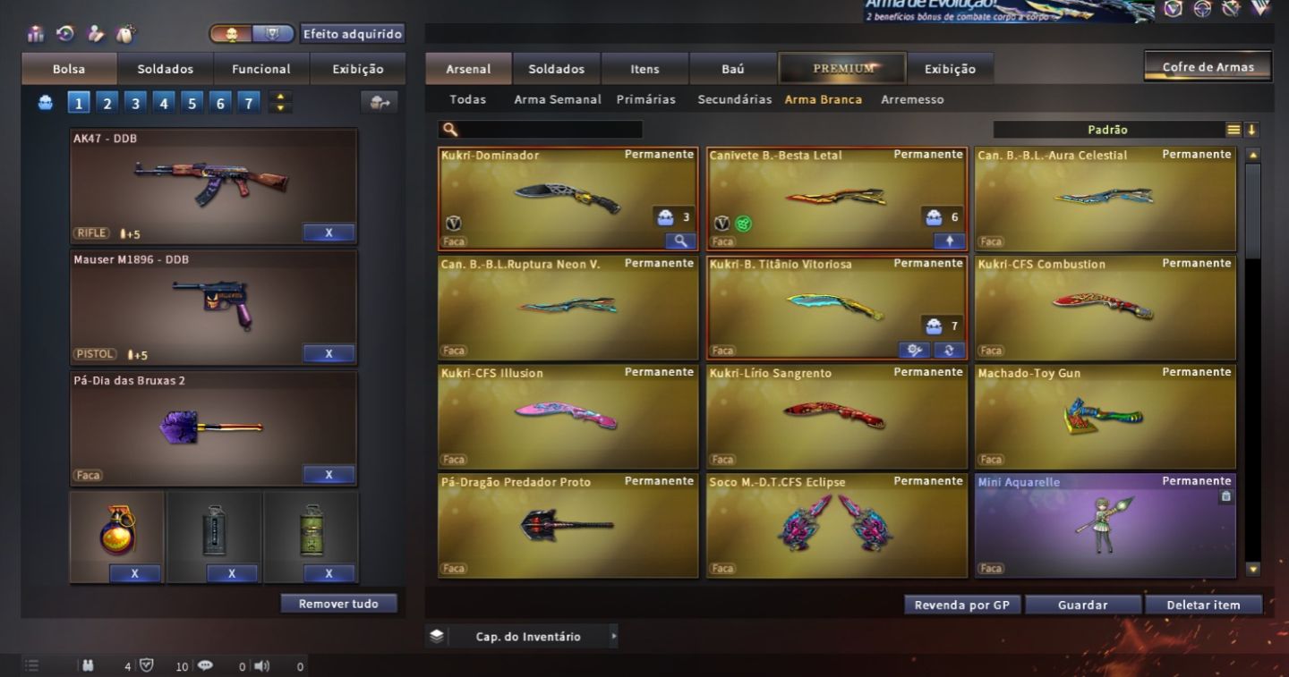 CONTA CROSSFIRE AL COM MUITOS MN RAROS!!!