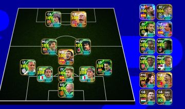 Conta Insana Efootball | Messi 110 Blitz Curler + Cristiano ronaldo BigTime