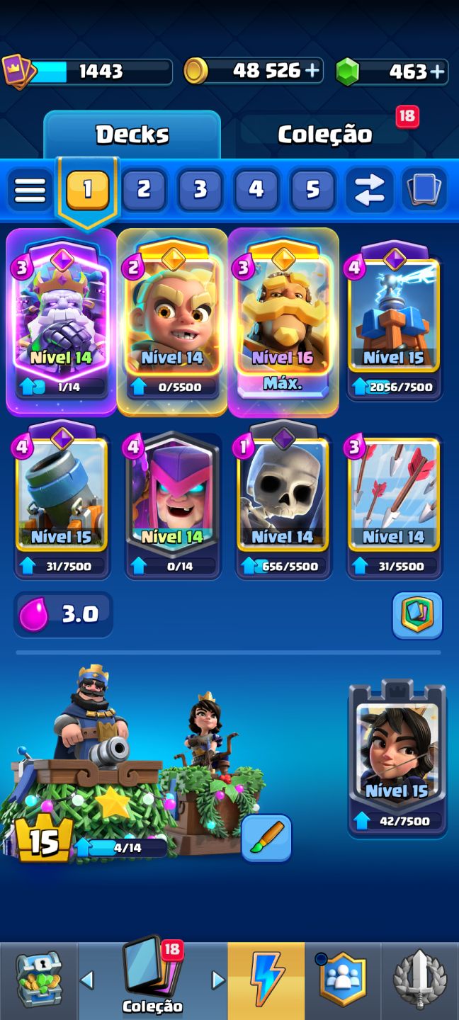 Conta Clash Royale de Alto Nível | Pronta para o Meta