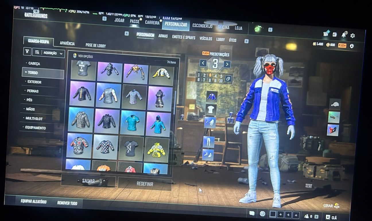 PUBG COLECIONADOR FULL SKINS RARAS DE CAMPEONATOS AK 47 PROGRESSIVA LVMAX KAR-98