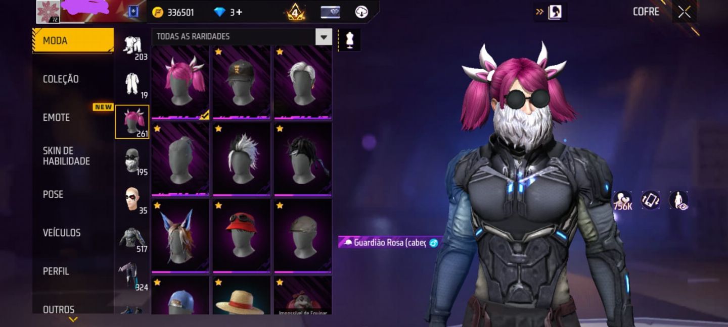 CONTA ID 8 DIG COM 4 TOP CRIMINAL ( UMPS PAPEL )